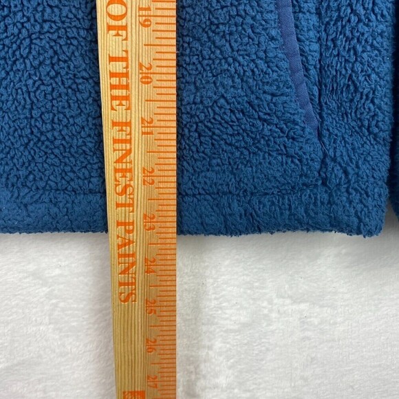The North Face Fleece Jacket Kids Large Blue Sherpa Full Zip Pockets Casual Boys - Picture 10 of 13